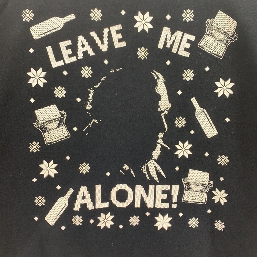 Leave Me alone Hemingway black sweatshirt